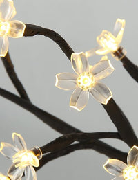 12IN Lighted Cherry Blossom Tree Lamp, Warm White