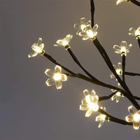 18IN Cherry Blossom Tree Lamp, RGB and Warm White Options