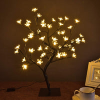 18IN Cherry Blossom Tree Lamp, RGB and Warm White Options