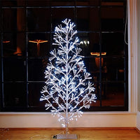 Artificial Christmas Tree Light with Silver and Golden Finish