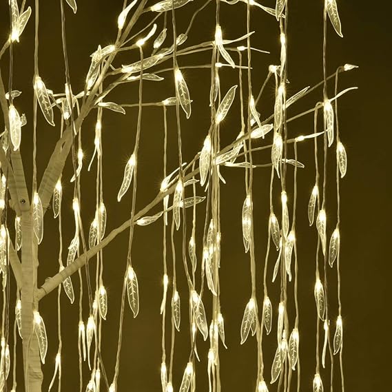 7ft Lighted Willow Tree, Warm White