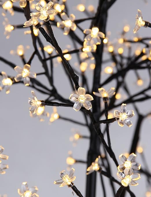 8ft Lighted Cherry Blossom Tree