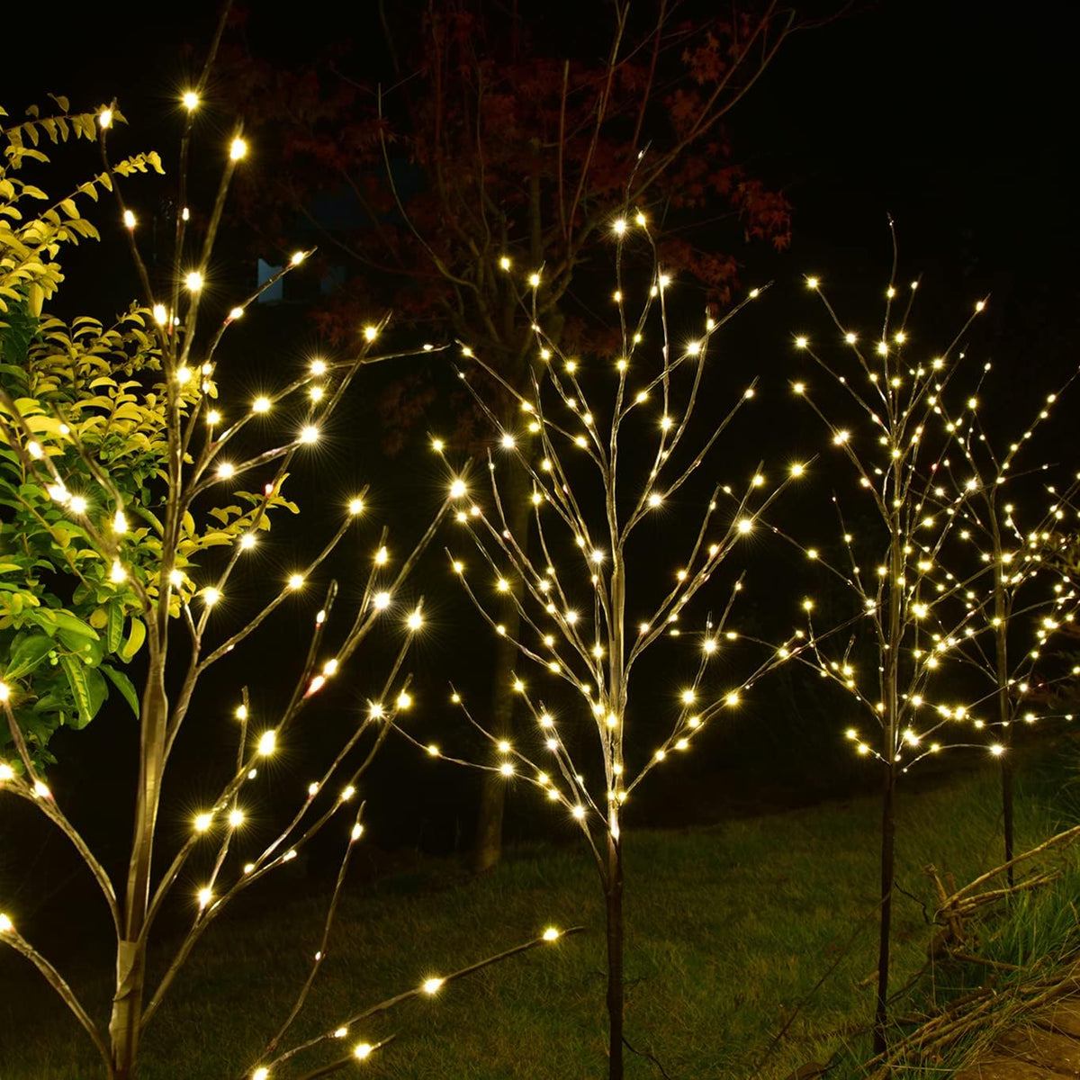 Lighted Artificial Birch Twigs - 32IN and 41IN Options Available