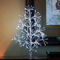 Artificial Christmas Tree Light with Silver and Golden Finish