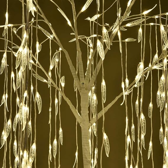 7ft Lighted Willow Tree, Warm White