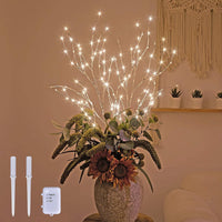 Lighted Artificial Birch Twigs - 32IN and 41IN Options Available