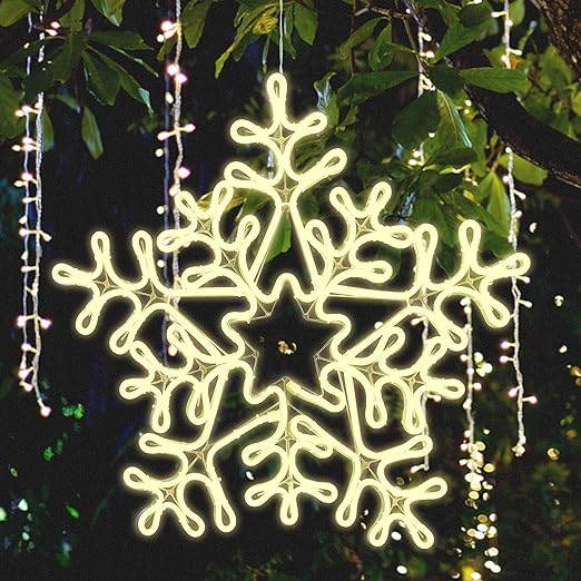 20IN Snowflake Neon Rope Light
