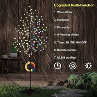 Lighted Cherry Blossom Tree - 5ft and 6.5ft Warm White and RGB Options