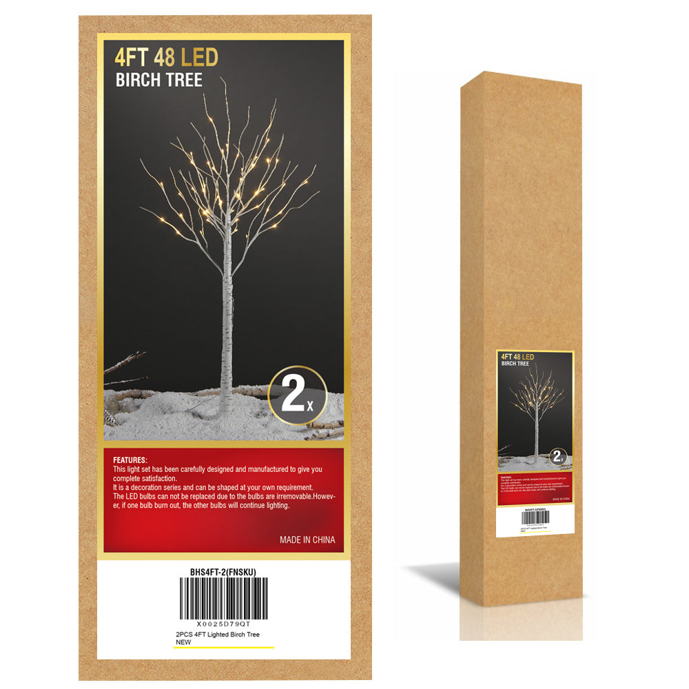 LIGHTSHARE Birch Tree Lights for Christmas Decor, Weddings, and Gifts - Indoor & Outdoor Use