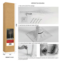 LIGHTSHARE Birch Tree Lights for Christmas Decor, Weddings, and Gifts - Indoor & Outdoor Use