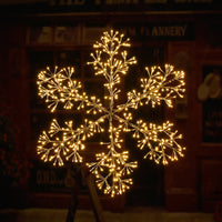 Warm White Snowflake Light - 24IN and 36IN Options Available