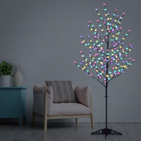 6.5ft Lighted Cherry Blossom Tree, Multicolor