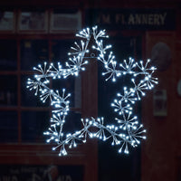 24IN & 36IN Star Light with Silver and Golden Finish in Cold and Warm White
