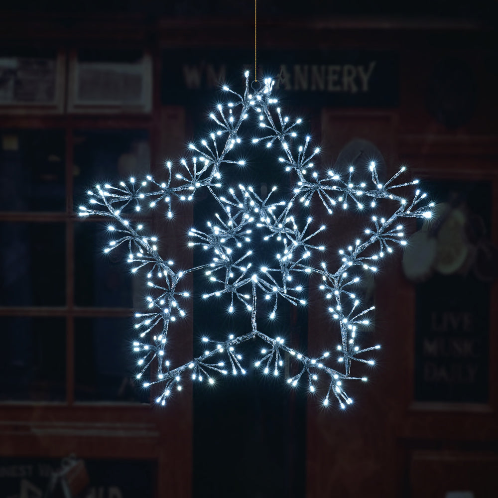 24IN & 36IN Star Light with Silver and Golden Finish in Cold and Warm White