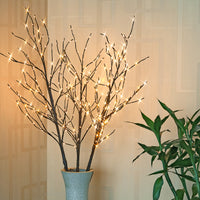 Lighted Artificial Birch Twigs - 32IN and 41IN Options Available