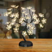 18IN Lighted Cherry Blossom Tree Lamp, Warm White