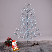 Artificial Christmas Tree Light with Silver and Golden Finish