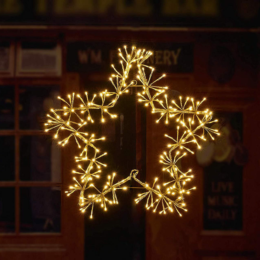 24IN & 36IN Star Light with Silver and Golden Finish in Cold and Warm White