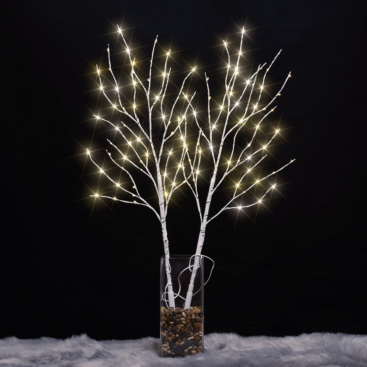 Lighted Artificial Birch Twigs - 32IN and 41IN Options Available