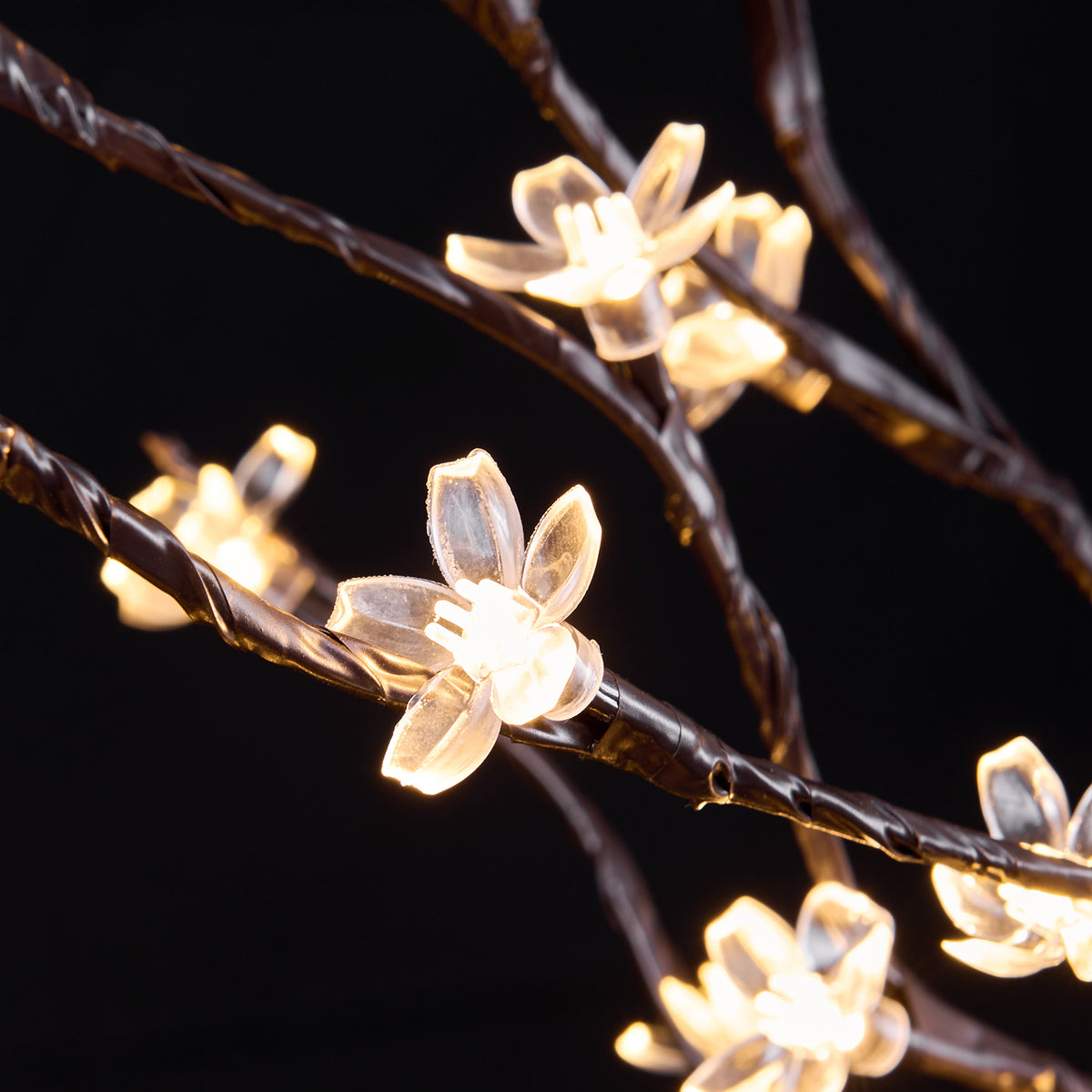 6.5FT Lighted Cherry Blossom Tree with 208 Warm White LEDs, Indoor/Outdoor Holiday Decoration image 9