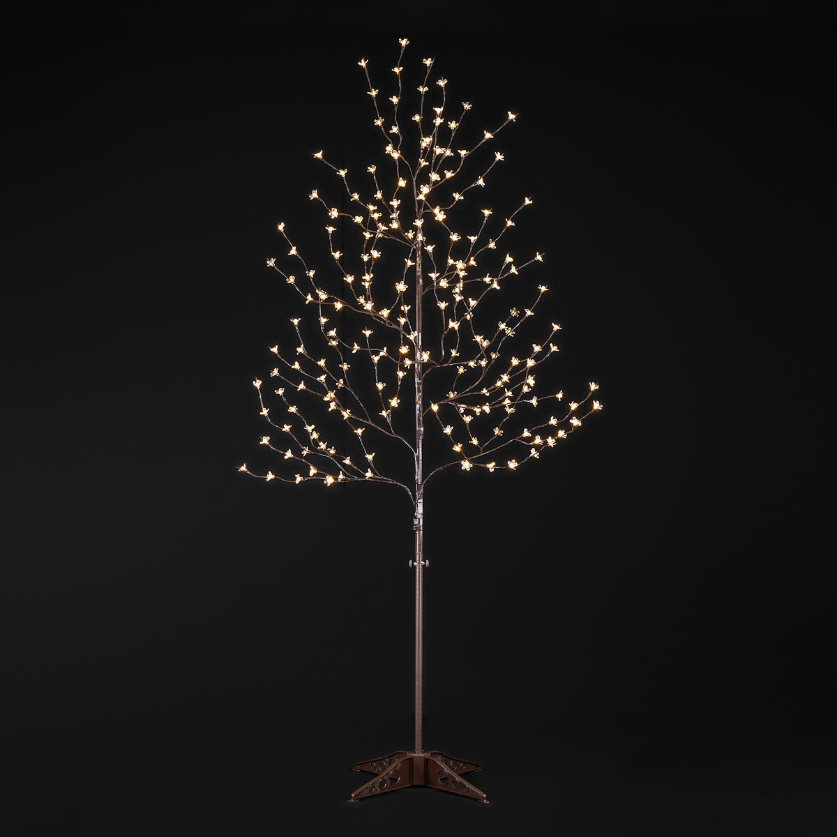 6.5FT Lighted Cherry Blossom Tree with 208 Warm White LEDs, Indoor/Outdoor Holiday Decoration image 8