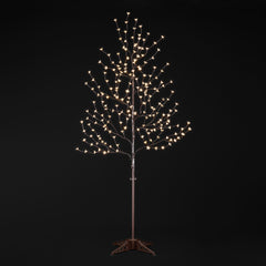 6.5FT Lighted Cherry Blossom Tree with 208 Warm White LEDs, Indoor/Outdoor Holiday Decoration image 8