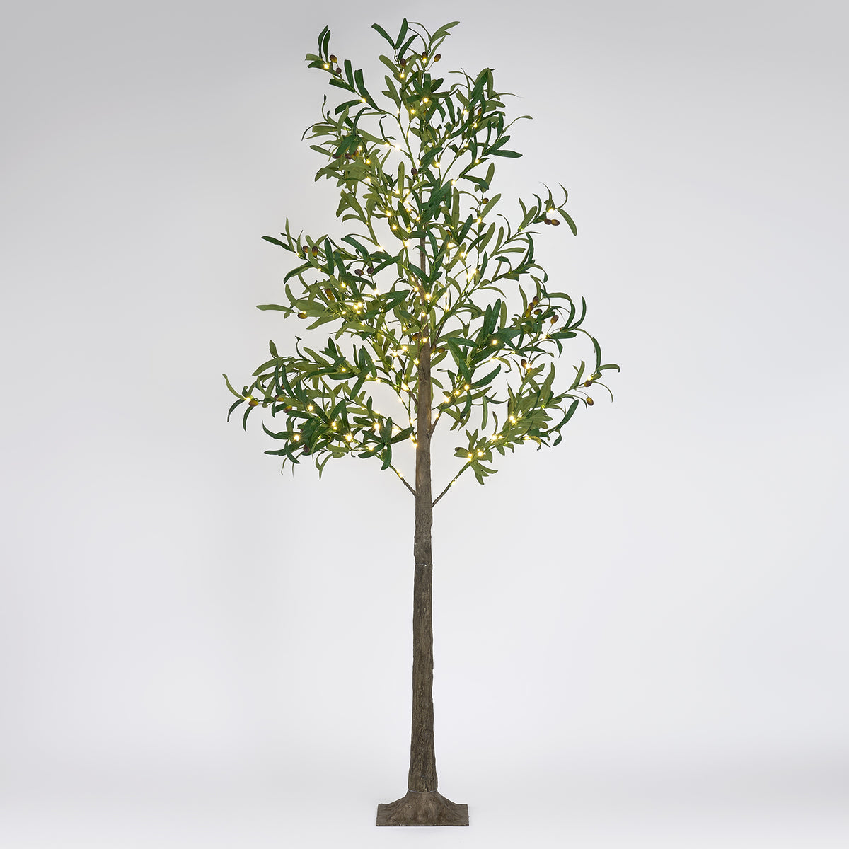 6FT Olive Tree with Fruit, Warm White LEDs, Indoor/Outdoor Decoration image 3