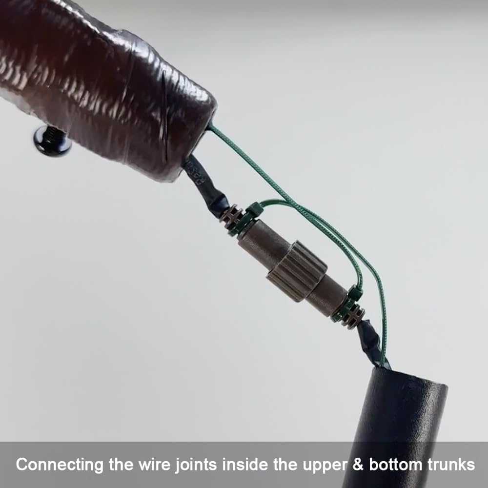 Lighted 6FT Gorgeous Palm Tree 3-Trunk Artificial Palm Tree 203LED Lights for Decoration Outdoor and Indoors Tiki Bar Christmas Patio Pool image 8