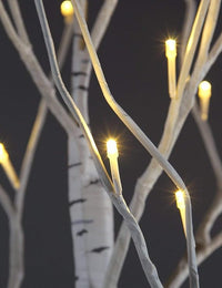 4ft Lighted Birch Tree, Pack of 2