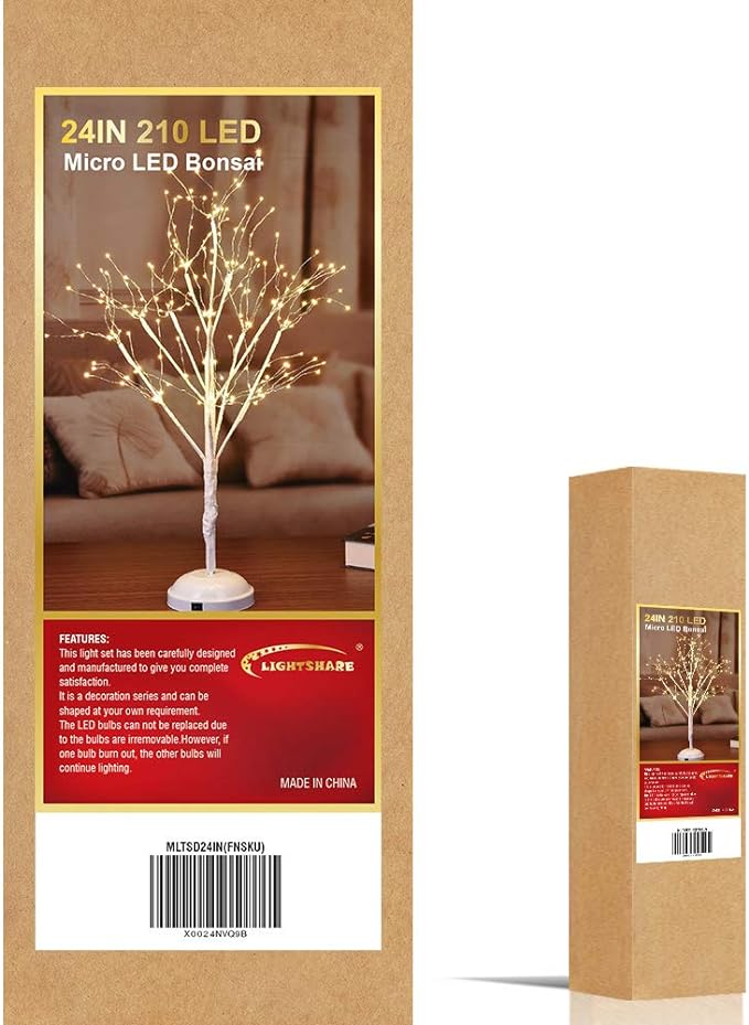 24IN LED Birch Tree Lamp image 4