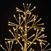 3ft Artificial Christmas Tree Light, Warm White, Golden Finish