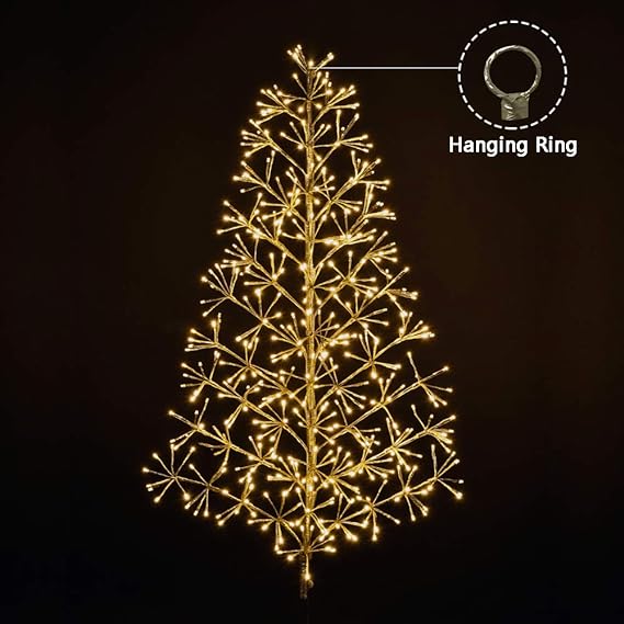 Artificial Christmas Tree Light with Silver and Golden Finish image 7