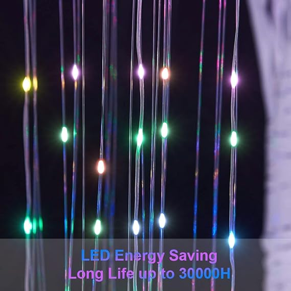 6ft Lighted Willow Tree, Multicolor image 7