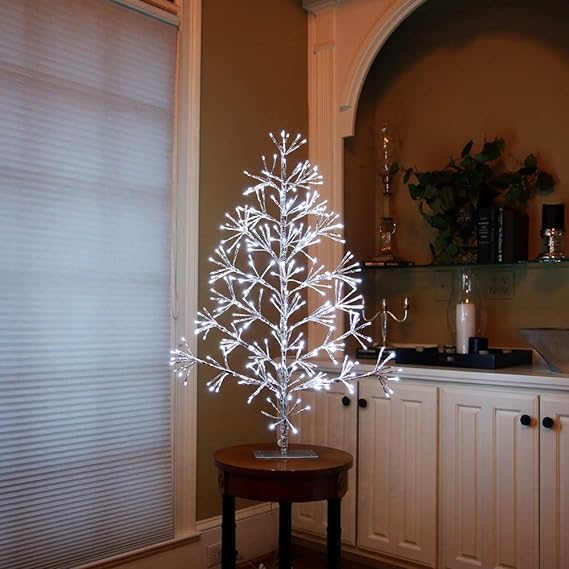 Artificial Christmas Tree Light with Silver and Golden Finish image 3