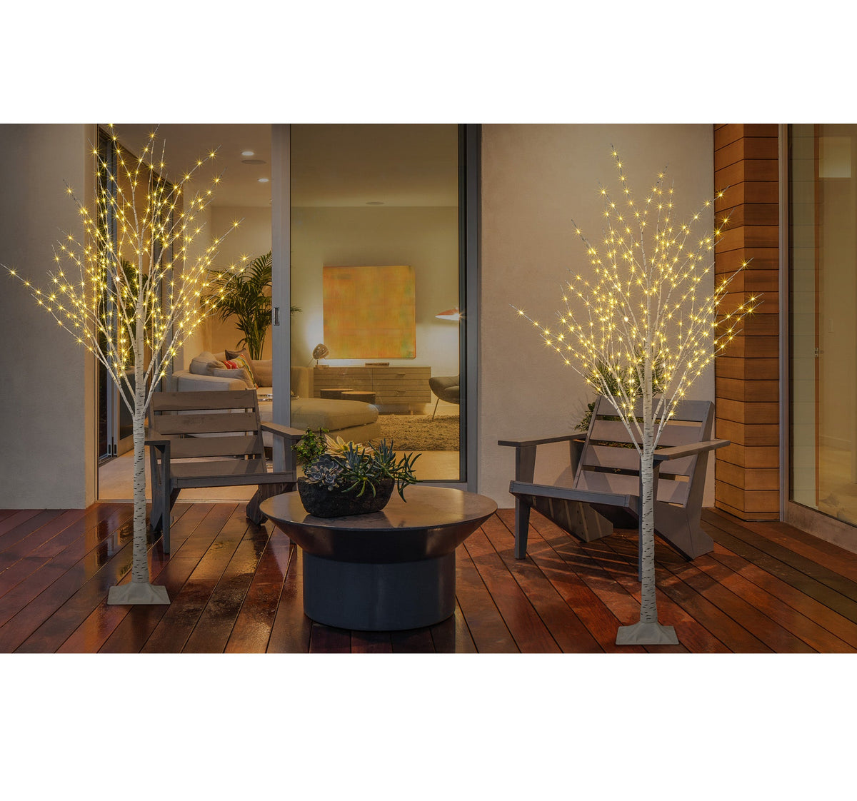 Lighted Birch Twig Tree with Fairy Lights image 5