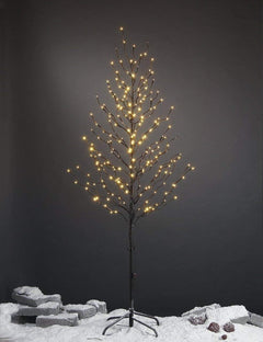 6FT Brown Star Light Tree with 240 Warm White LEDs, Indoor/Outdoor Christmas Decoration image 1