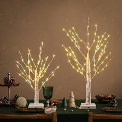 18IN & 24IN LED Birch Tree Lamp, Pack of 2 image 1
