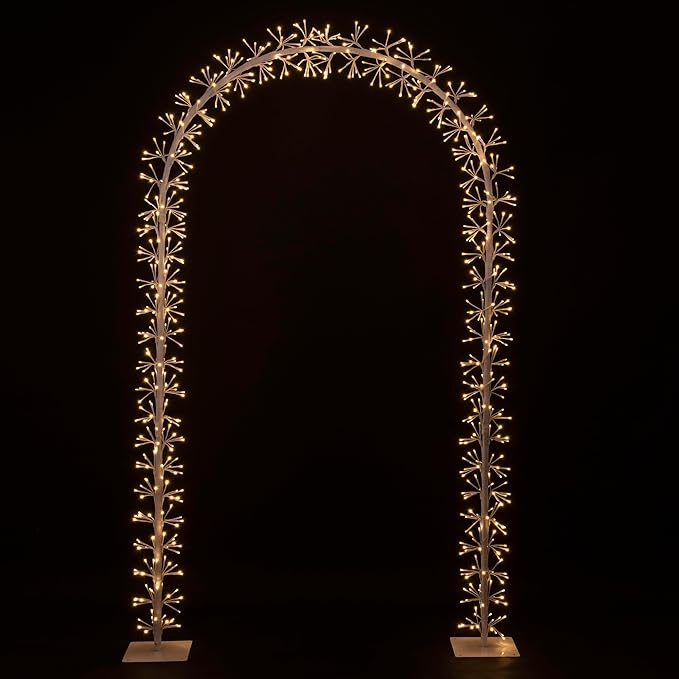 Lighted Garden Arbors Bridal Wedding Arch Backdrop Stand Outdoor Indoor Party Decoration