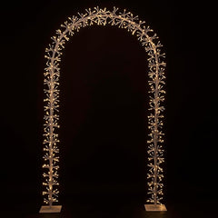 Lighted Garden Arbors Bridal Wedding Arch Backdrop Stand Outdoor Indoor Party Decoration image 4