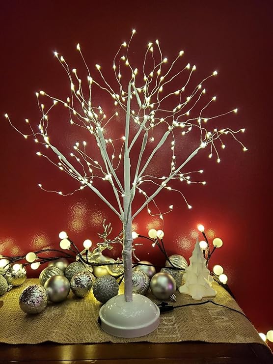 24IN LED Birch Tree Lamp image 2