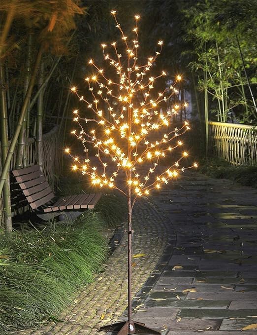 Lighted Cherry Blossom Tree - 5ft and 6.5ft Warm White and RGB Options image 2