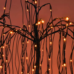 4-Foot Spooky Halloween Willow Tree with Spiders, Pack of 2 image 5