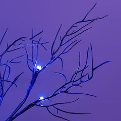 26IN Halloween Willow Bonsai 20LED Lights Artificial Spooky Tree for Home, Festival, Nativity, Party, and Christmas Decoration, Plug in or Battery image 6