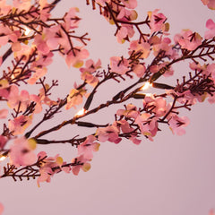 LIGHTSHARE 6FT Lighted Cherry Blossom Tree with 171 LED Warm White Lights, Artificial Sakura Tree with Dimmable Timer Transformer, Indoor Outdoor Decorative Tree with Ground Stakes image 7
