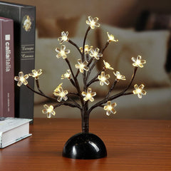 12IN Lighted Cherry Blossom Tree Lamp, Warm White image 2