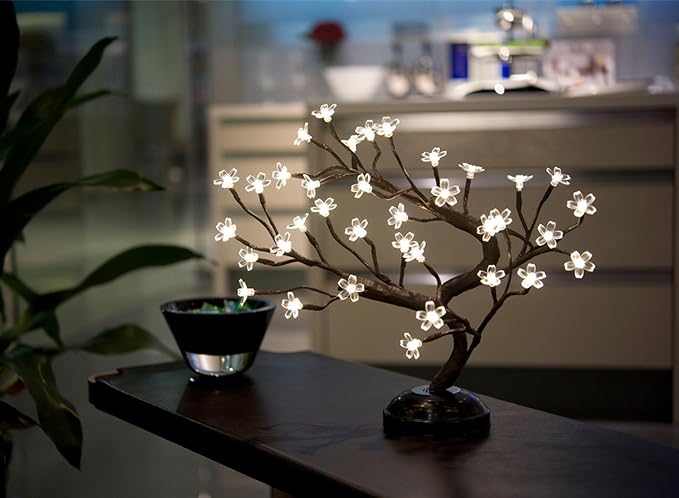 16IN Cherry Blossom Tree Lamp image 6