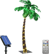 Lighted Tropical Palm Tree Decor - Perfect Christmas Nativity Scene and Summer Gift Idea