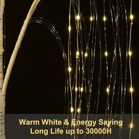 6ft Lighted Willow Tree, Warm White