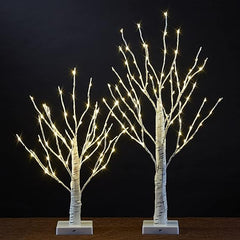 18IN & 24IN LED Birch Tree Lamp, Pack of 2 image 6