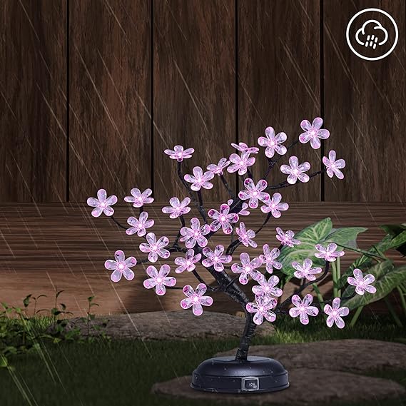 18IN Lighted Cherry Blossom Tree Lamp image 10